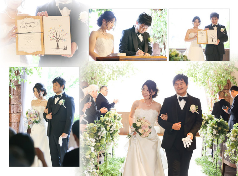 7頁目：結婚式アルバム