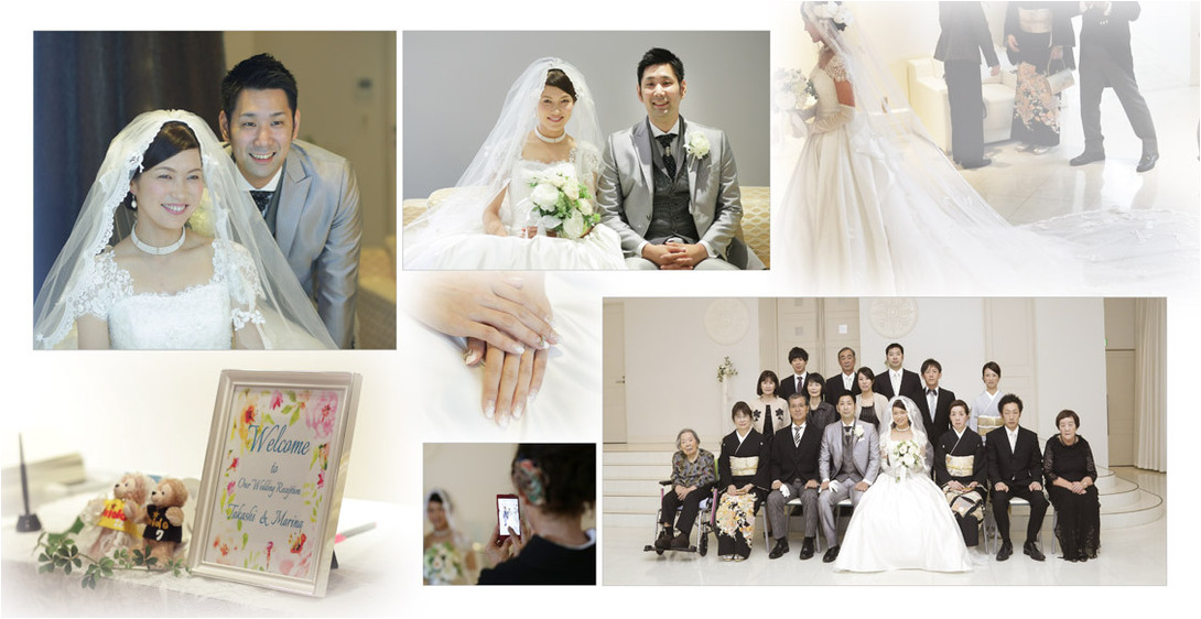 2頁目：結婚式アルバム