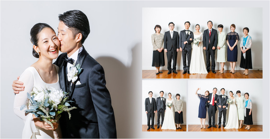 4頁目：結婚式アルバム