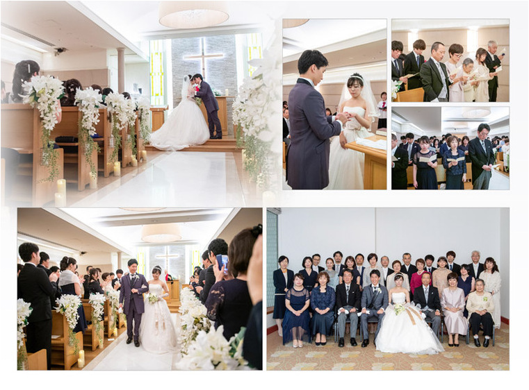 3頁目：結婚式アルバム