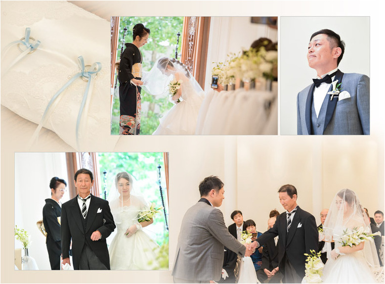 4頁目：結婚式アルバム