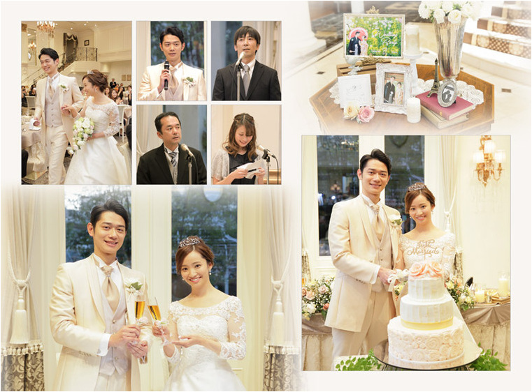 最後には和装でのロケーションフォトのお写真ページも。8頁目：結婚式アルバム