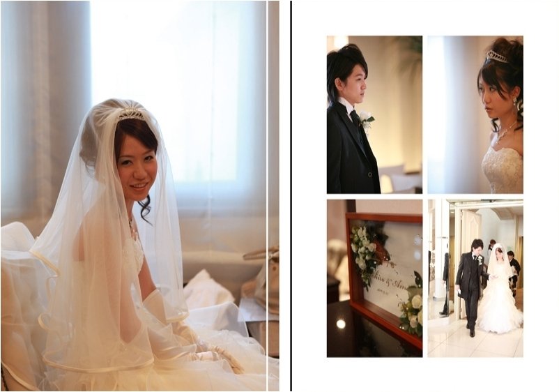 5頁目：結婚式アルバム