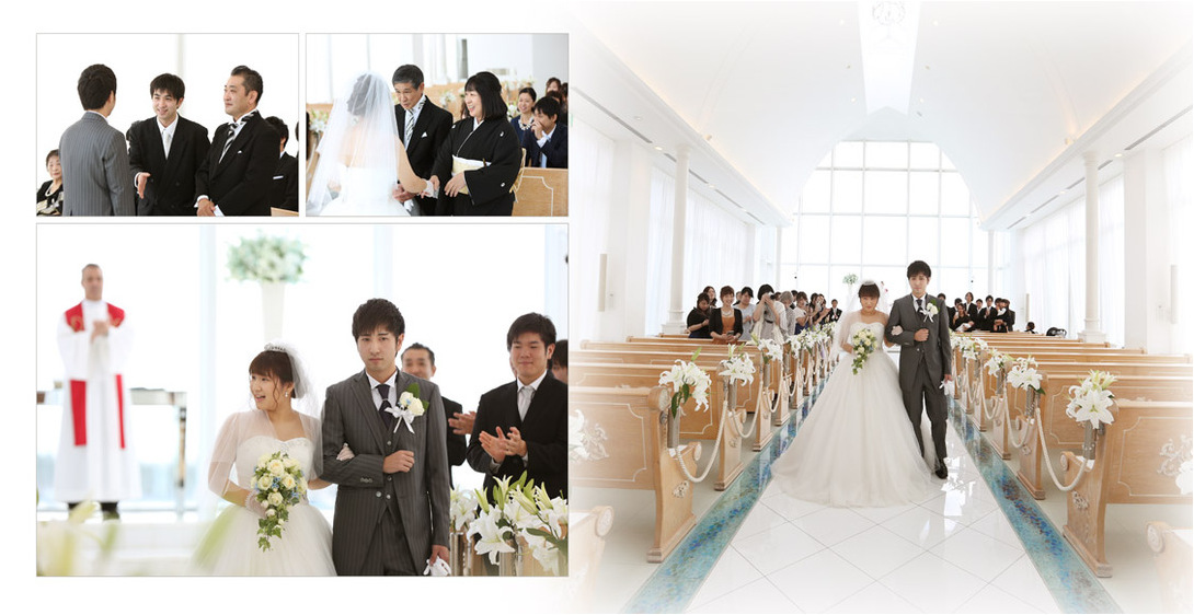 6頁目：結婚式アルバム