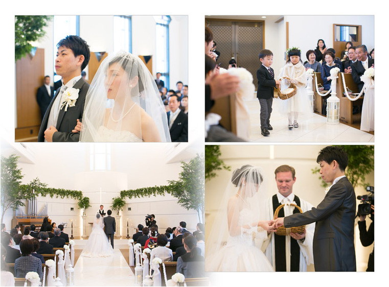 5頁目：結婚式アルバム