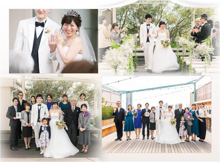 8頁目：結婚式アルバム