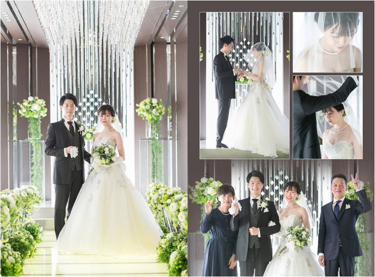 8頁目：結婚式アルバム