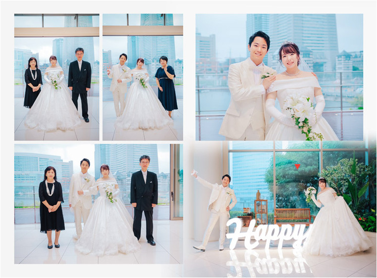 8頁目：結婚式アルバム