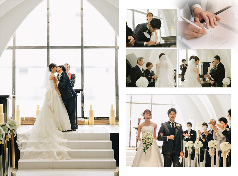 6頁目：結婚式アルバム