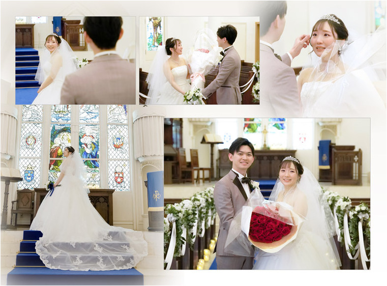 5頁目：結婚式アルバム