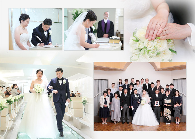 8頁目：結婚式アルバム