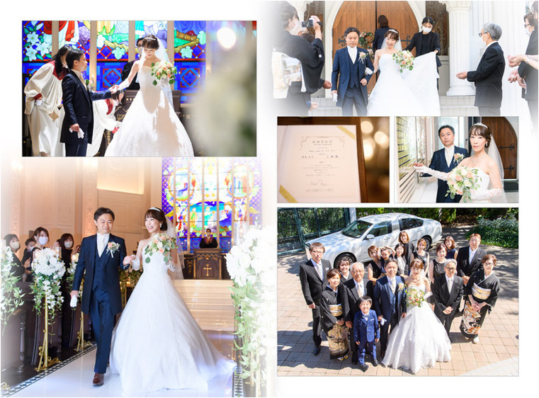 5頁目：結婚式アルバム