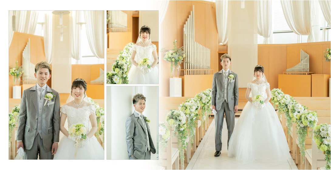 4頁目：結婚式アルバム