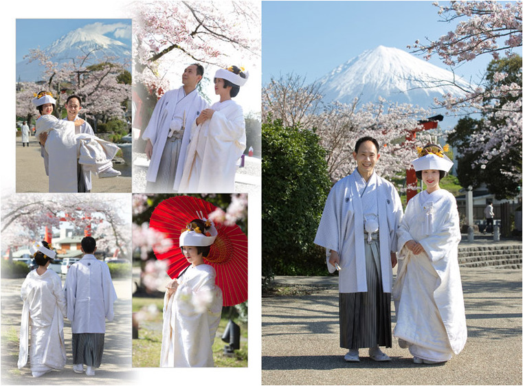 大きな古城やアルプス山脈など、ヨーロッパらしい広大なロケーションのショットは圧巻です。5頁目：結婚式アルバム