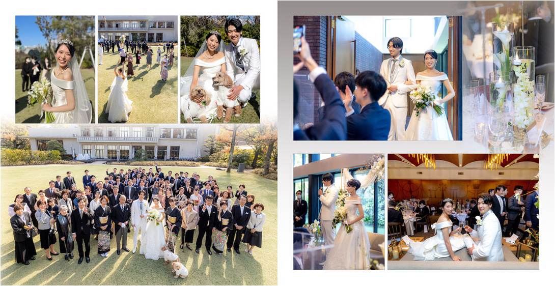 5頁目：結婚式アルバム