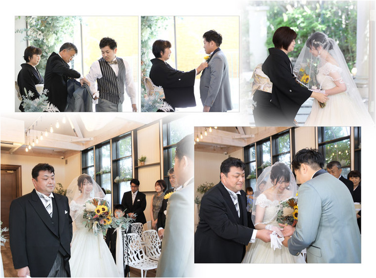 3頁目：結婚式アルバム