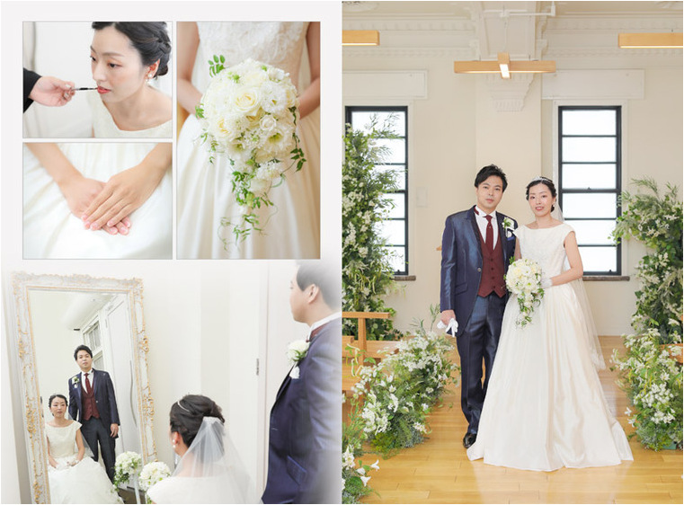 2頁目：結婚式アルバム