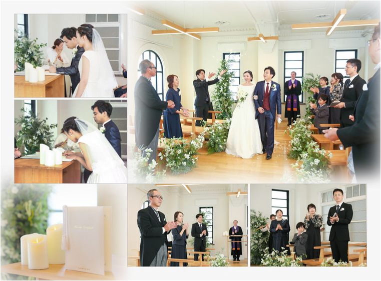 6頁目：結婚式アルバム