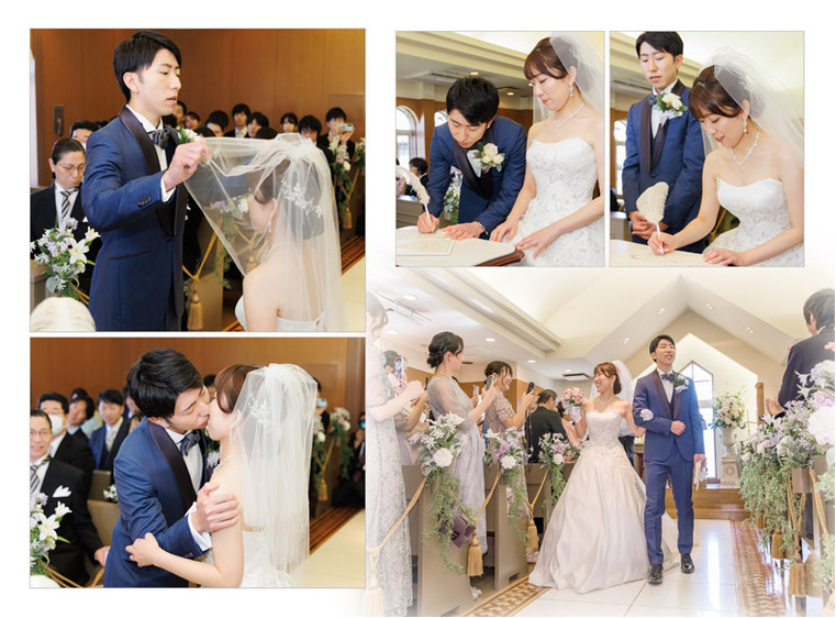 7頁目：結婚式アルバム