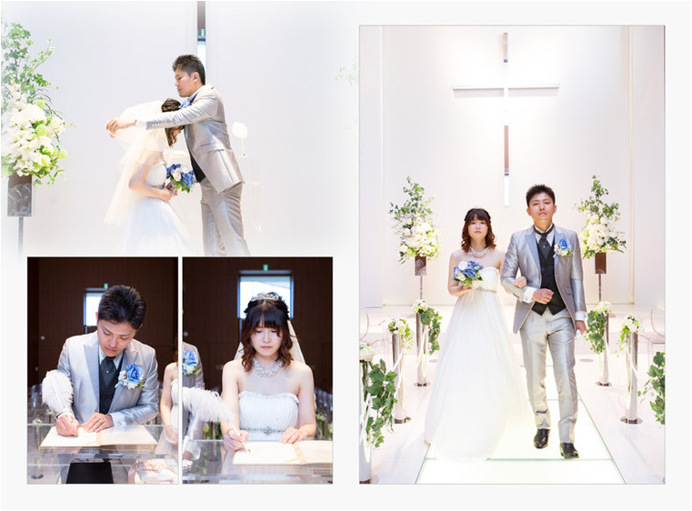 3頁目：結婚式アルバム