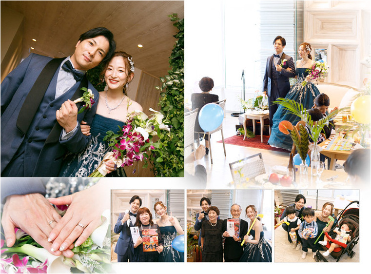 8頁目：結婚式アルバム