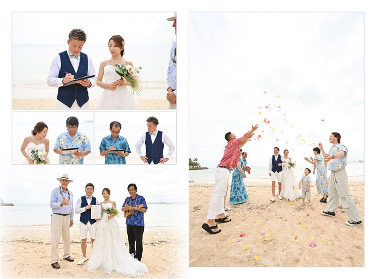 5頁目：結婚式アルバム