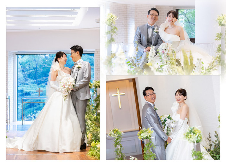 4頁目：結婚式アルバム