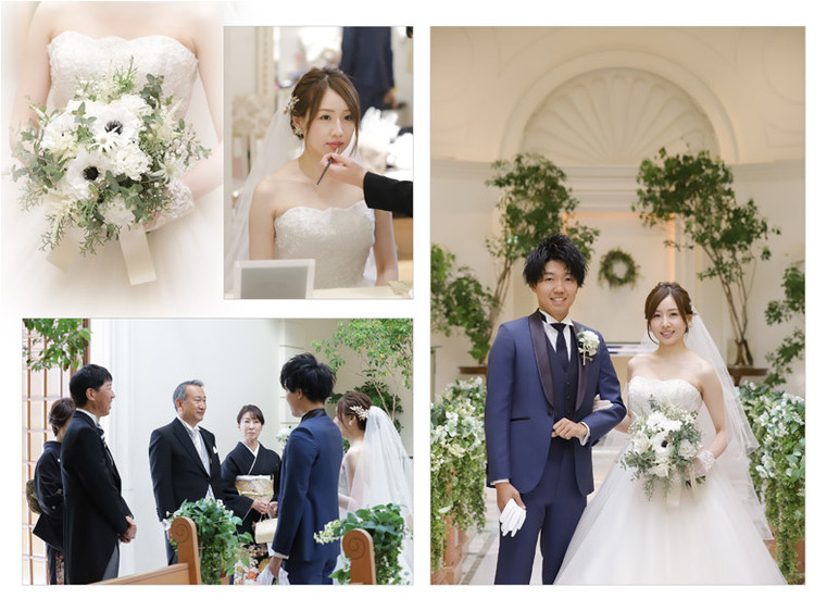 2頁目：結婚式アルバム