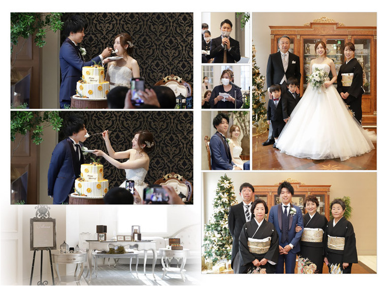6頁目：結婚式アルバム