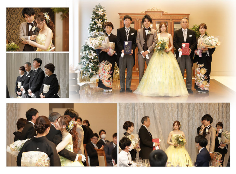 8頁目：結婚式アルバム