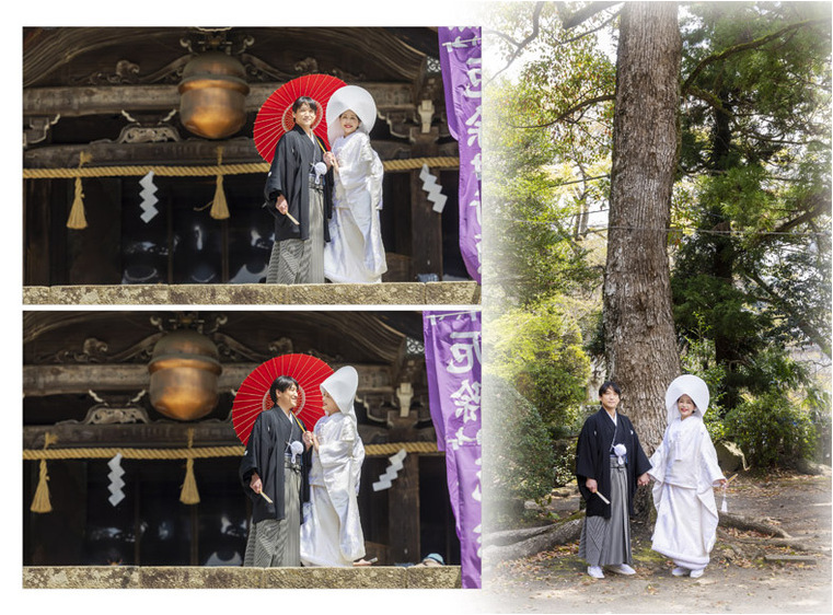 4頁目：結婚式アルバム