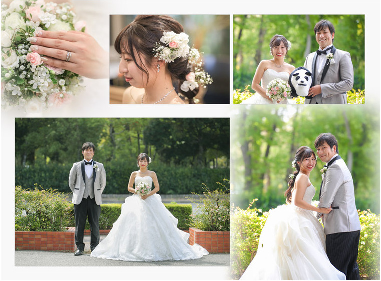 4頁目：結婚式アルバム