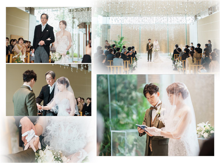 8頁目：結婚式アルバム