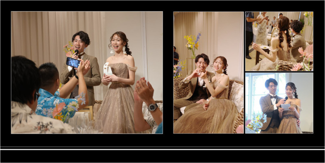 8頁目：結婚式アルバム