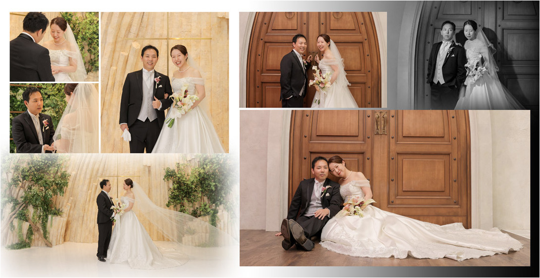 6頁目：結婚式アルバム