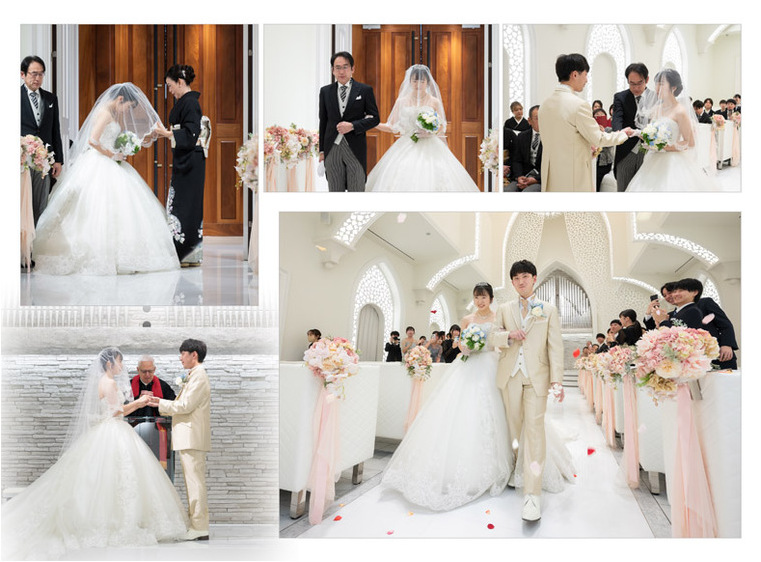 6頁目：結婚式アルバム