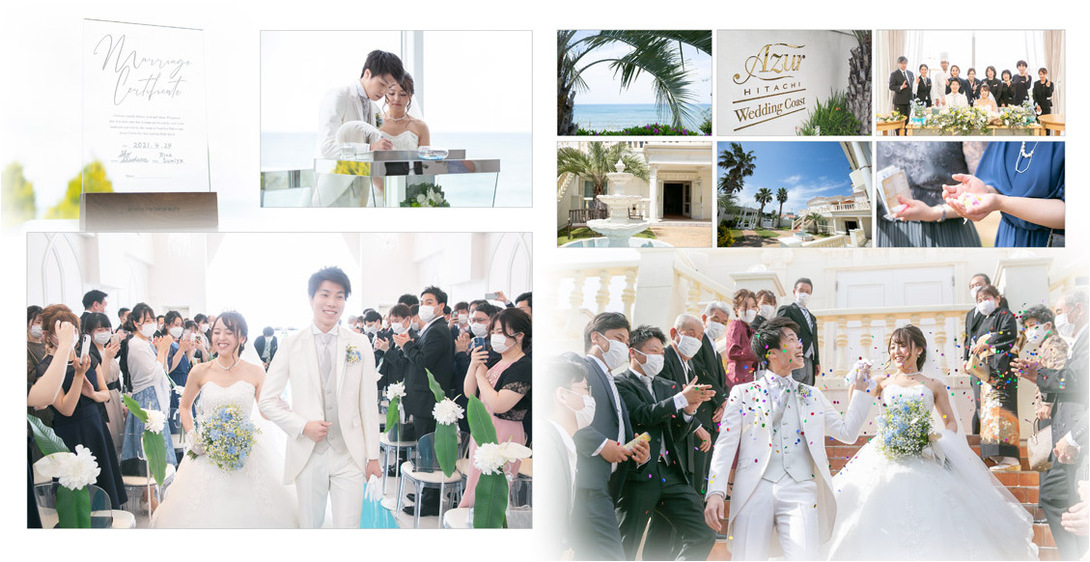 6頁目：結婚式アルバム