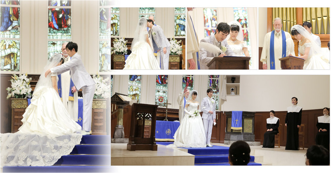 6頁目：結婚式アルバム