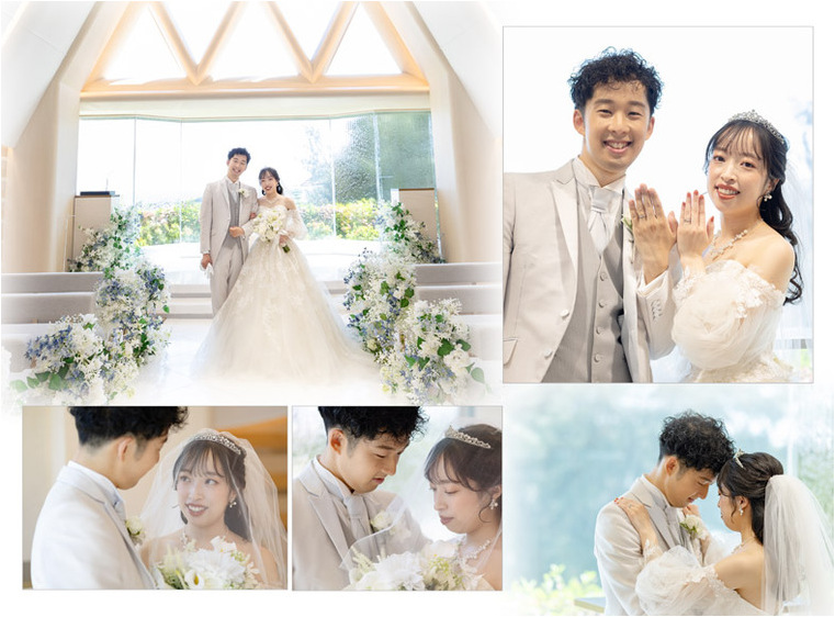 8頁目：結婚式アルバム
