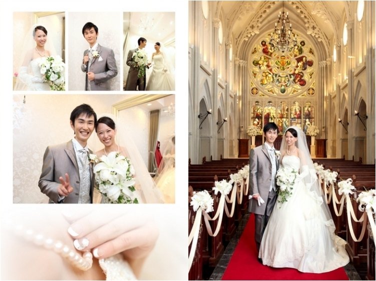 2頁目：結婚式アルバム