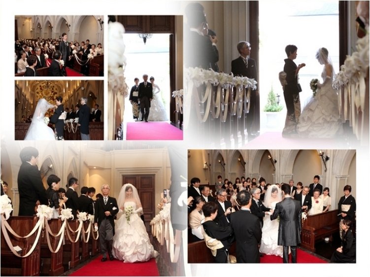 4頁目：結婚式アルバム