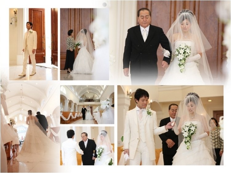 5頁目：結婚式アルバム