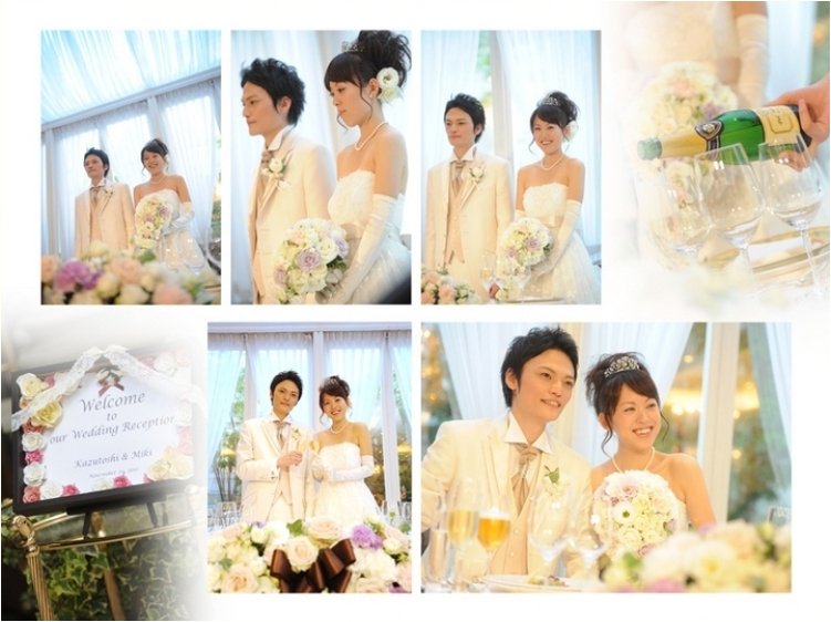 8頁目：結婚式アルバム