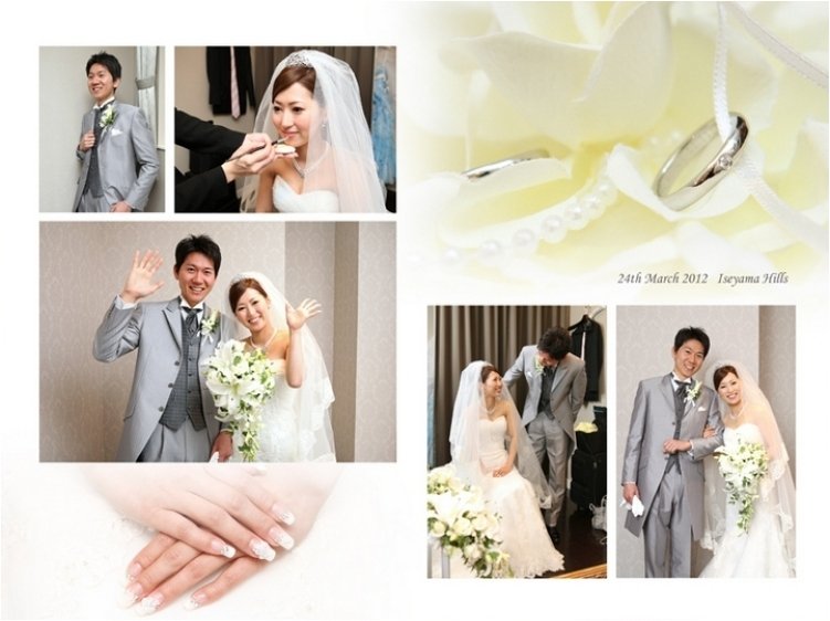 2頁目：結婚式アルバム