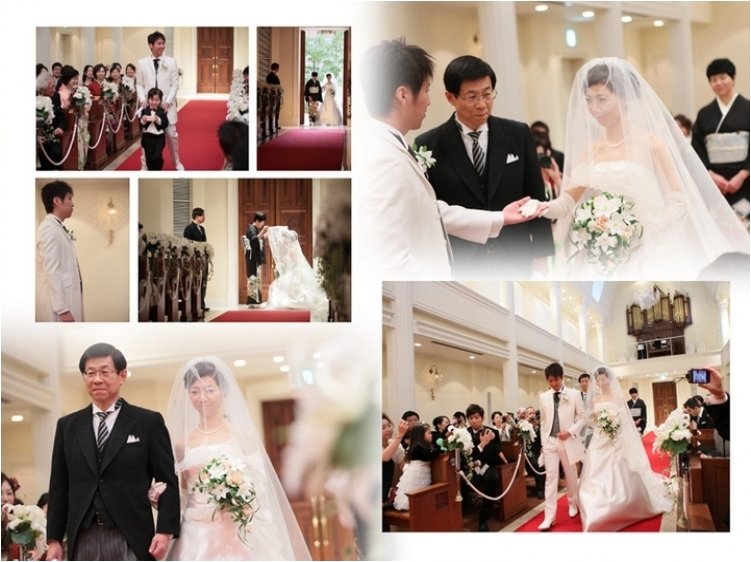 4頁目：結婚式アルバム