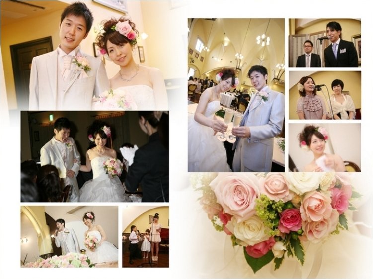 6頁目：結婚式アルバム