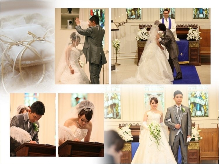 6頁目：結婚式アルバム