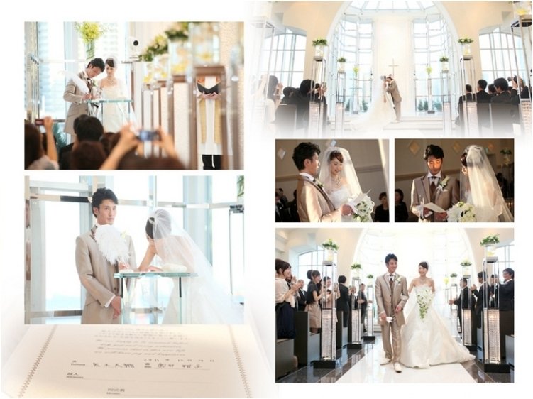 6頁目：結婚式アルバム