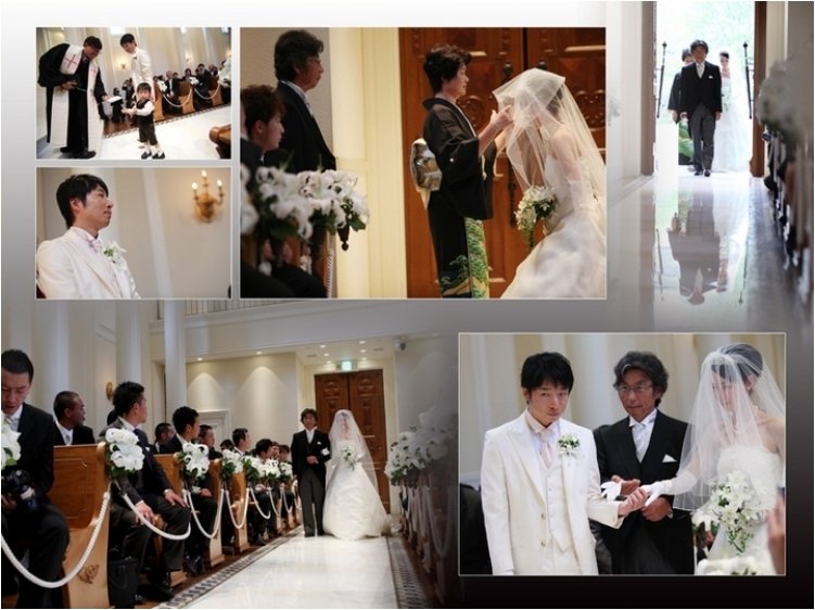 3頁目：結婚式アルバム