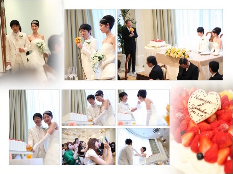 8頁目：結婚式アルバム